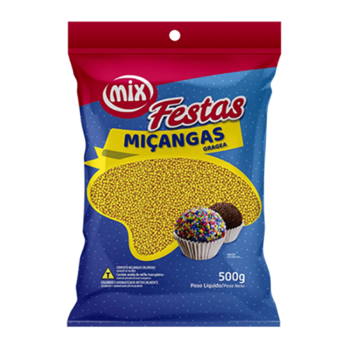 CONFEITO MIÇANGA MIX AMARELO 500 GR