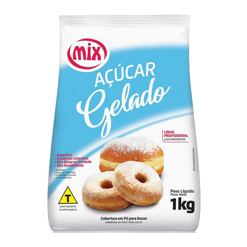 AÇUCAR CONFEITEIRO MIX GELADO 1 KG