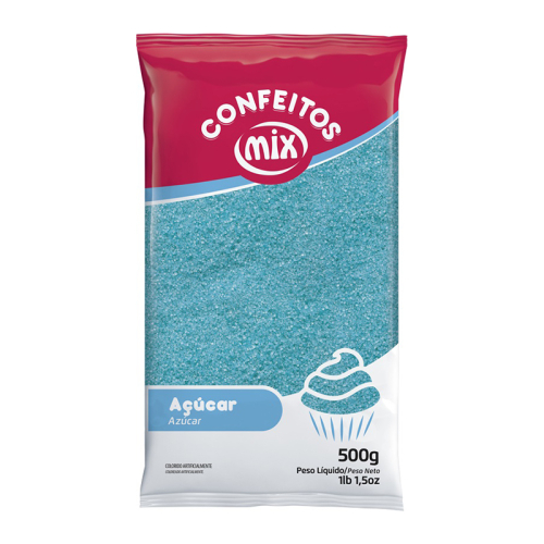 AÇUCAR CRISTAL MIX AZUL 500 GR