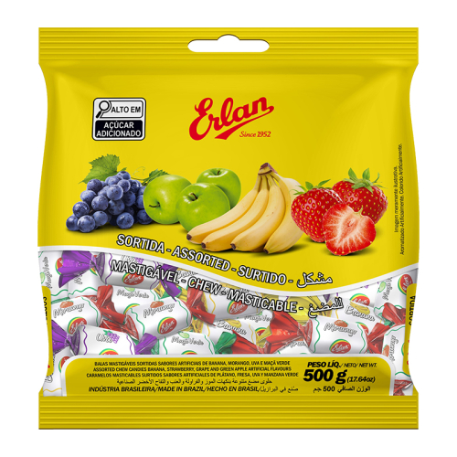 BALA MACIA ERLAN SORTIDAS 500 GR