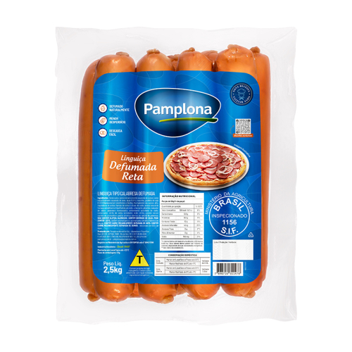 LINGUIÇA CALABRESA RETA PAMPLONA 2,5 KG