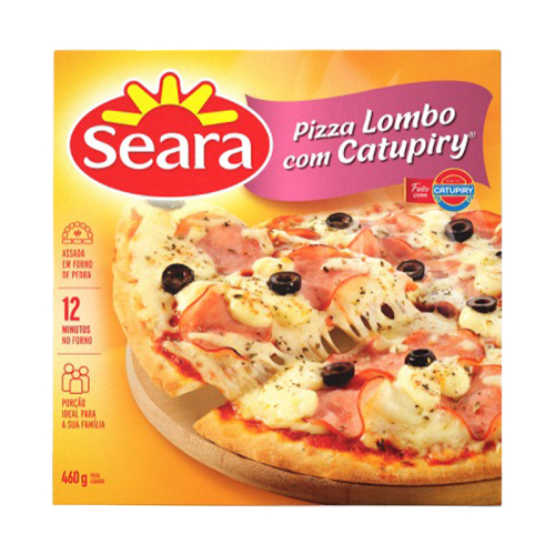 PIZZA PRONTA LOMBO CATUPIRY SEARA 12/460 GR