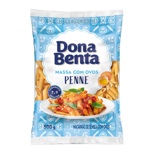 Macarrão Pena Ovos Dona Benta 500grs - 24 uni.