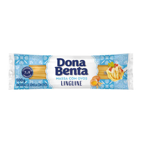 Macarrão Linguine Ovos Dona Benta 500grs - 24 uni.