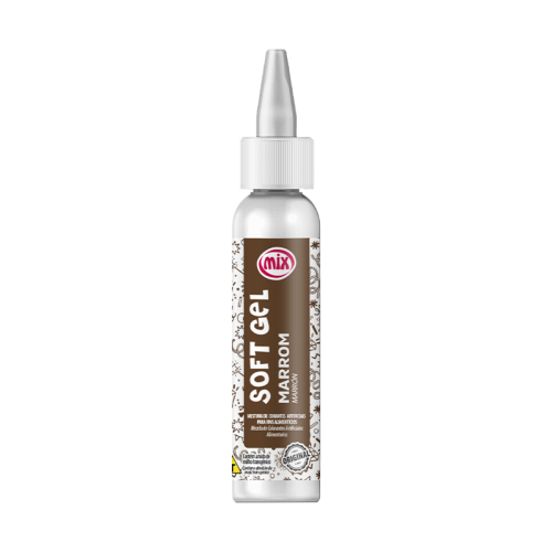CORANTE SOFTGEL MIX MARROM 25 GR