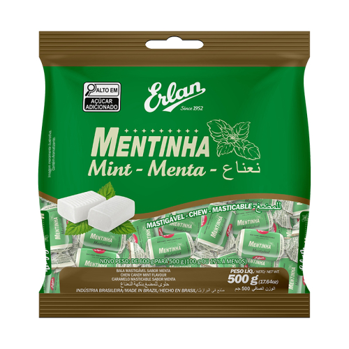 BALA MACIA ERLAN MENTA 500 GR
