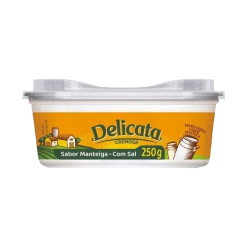 MARGARINA DELICATA COM SAL POTE 24/250 GR