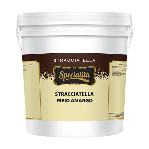COBERTURA STRACCIATELLA CHOCOLATE MEIO AMARGO 10 KG