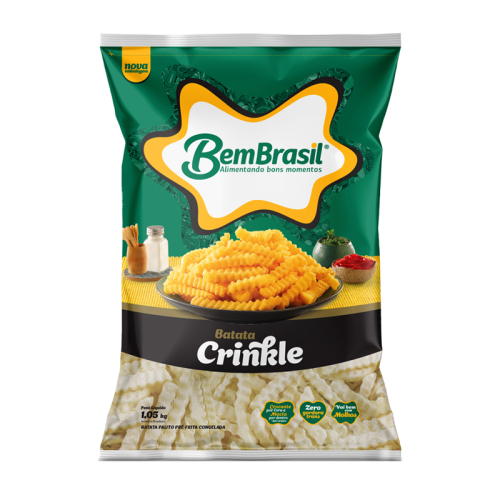 BATATA CONGELADA BEM BRASIL CRINKLE 12/1,05KG