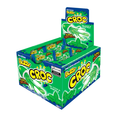 CHICLETE BUZZY CROC HORTELÃ 40 UN