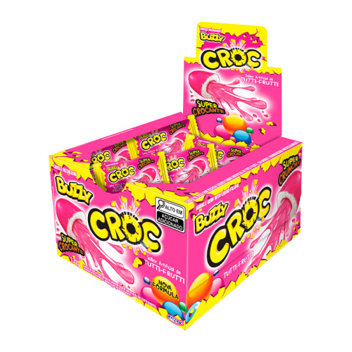 CHICLETE BUZZY CROC TUTTI FRUT 40 UN