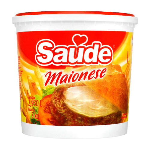 MAIONESE SAÚDE BALDE 3 KG