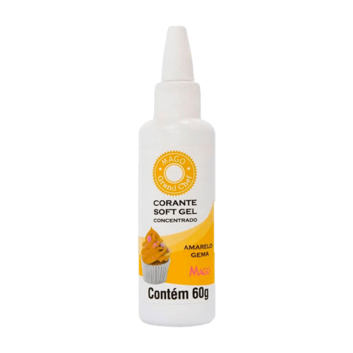 CORANTE SOFTGEL MAGO AMARELO GEMA 60G
