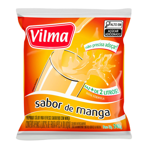 Refresco Vilma Sabor Manga - Fardo 12 uni. de 240grs