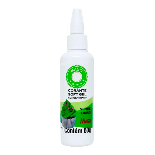 CORANTE SOFTGEL MAGO VERDE LIMÃO 60 GR