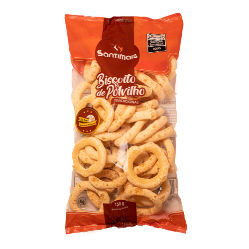 BISCOITO POLVILHO TRADICIONAL SANTIMAIS 20/150 GR