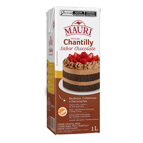 CHANTILLY MAURI CHOCOLATE  1 LITROS