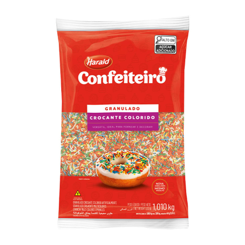 GRANULADO COLORIDO CONFEITEIRO 1,01 KG