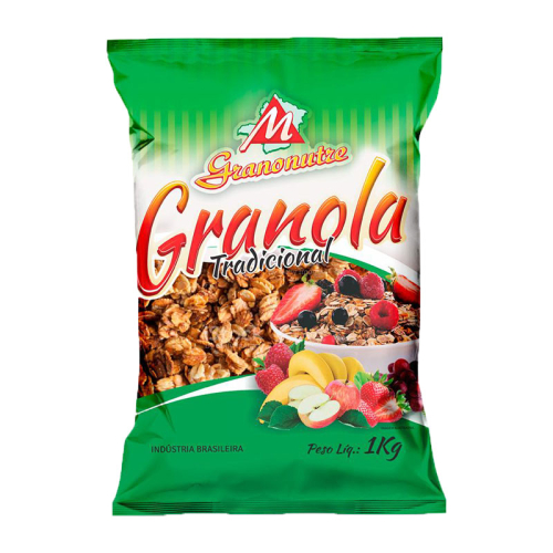GRANOLA TRADICIONAL 100 % NATURAL GRANONUTRE 1KG