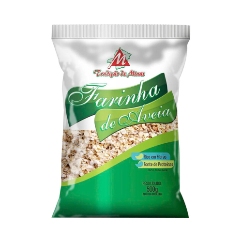 FARINHA DE AVEIA TRADICÃO DE MINAS 500GR