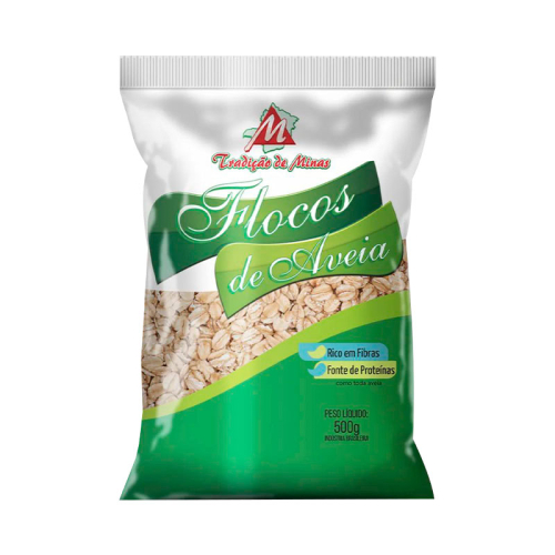 AVEIA EM FLOCOS TRADICÃO DE MINAS 500 GR