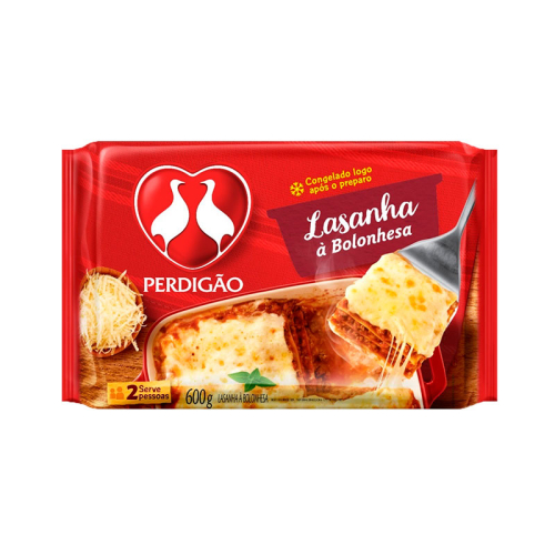 LASANHA PRONTA BOLONHESA PERDIGÃO 6 / 600G