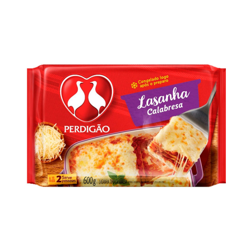 LASANHA PRONTA CALABRESA PERDIGÃO 6/600G