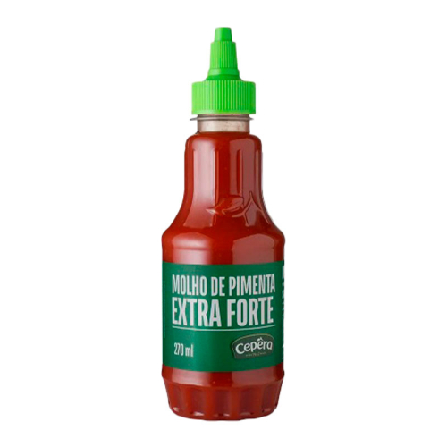 MOLHO PIMENTA VERMELHO EXTRA FORTE CEPÊRA 270 ML