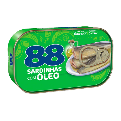 SARDINHA EM ÓLEO 88 LATA 125 GR