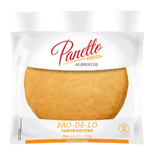 PÃO DE LÓ CONFEITEIRO NEUTRO PANETTO 18/180 GR