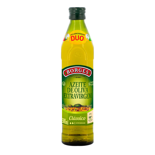 AZEITE EXTRA VIRGEM BORGES VIDRO 500ML