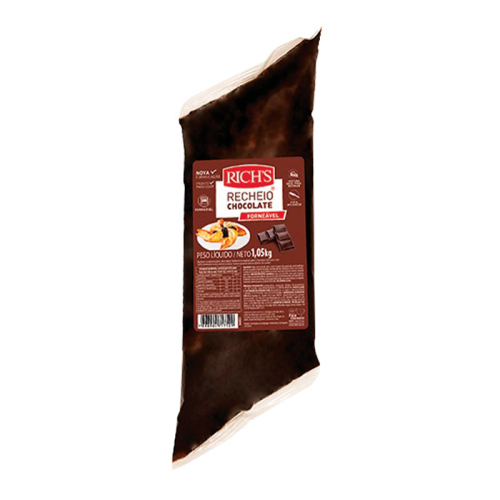 RECHEIO CHOCOLATE FORNEÁVEL RICHS 1,05KG