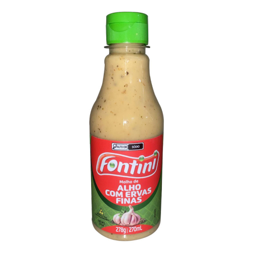 MOLHO ALHO COM ERVAS FONTINI 270 ML