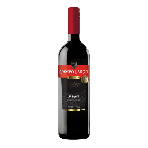 VINHO TINTO SUAVE CAMPO LARGO 750 ML