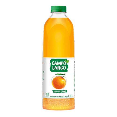 SUCO LARANJA/MAÇA CAMPO LARGO 6/1,35 LT