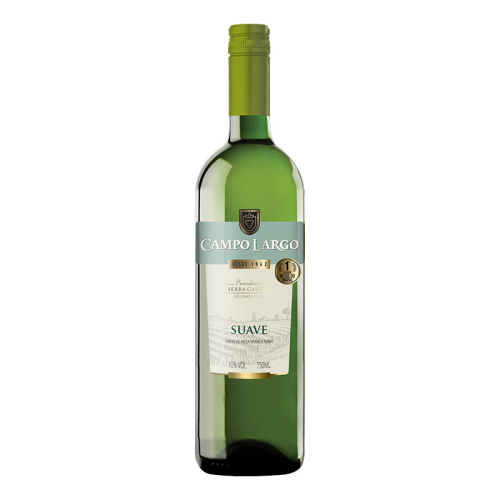 VINHO BRANCO SUAVE CAMPO LARGO 12/750 ML