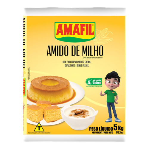 AMIDO MILHO AMAFIL PLÁSTICO 5 KG