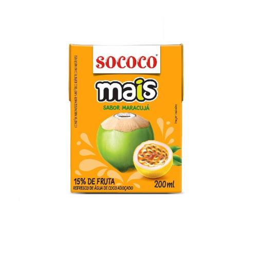 AGUA DE COCO MAIS MARACUJA 24/200 ML