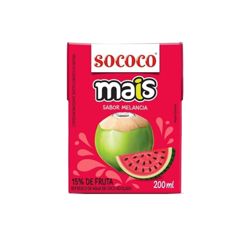 AGUA DE COCO MAIS MELANCIA 24/200 ML