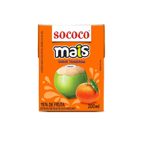 AGUA DE COCO MAIS TANGERINA 24/200 ML
