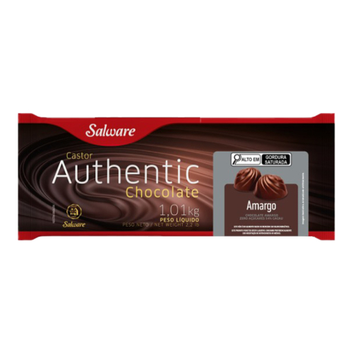 BARRA CHOC AUTHENTIC AMARGO 1,01 KG