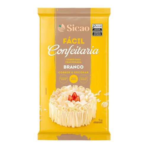 GOTAS MOEDA CHOC BRANCO SICAO FACIL 5 KG