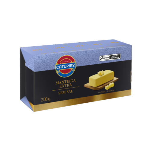 MANTEIGA S/SAL TABLETE CATUPIRY 12/200G