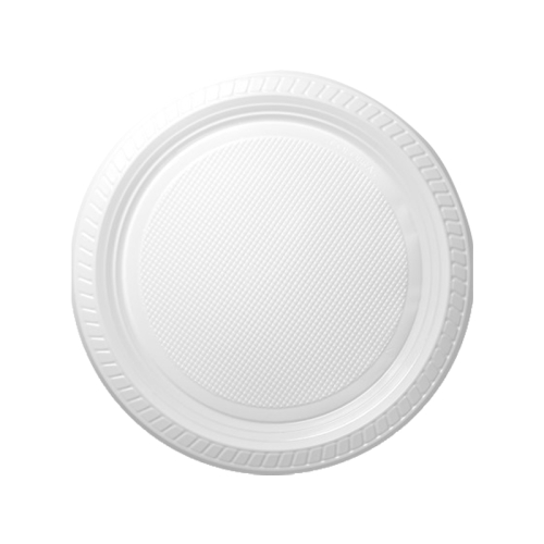 PRATO PLAST RASO COPOBRAS 21 CM 10 UND