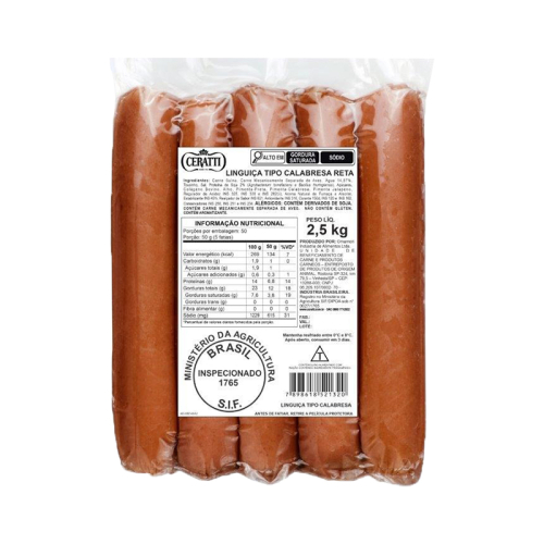 LINGUICA CALABRESA RETA CERATTI 2,5 KG