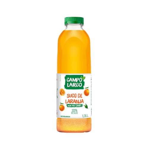 SUCO LARANJA CAMPO LARGO PET 6/1,35 LT