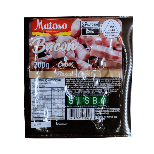 BACOS CUBOS MATOSO 200 GR