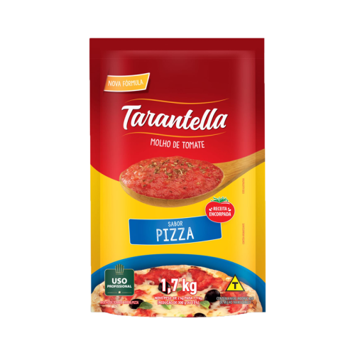 MOLHO PIZZA TARANTELLA POUCH 1,7 KG