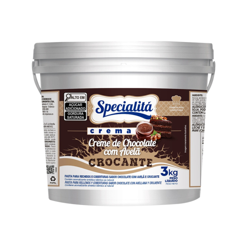 SPECIALITA CREME DE CHOC AVELA CROC 3KG