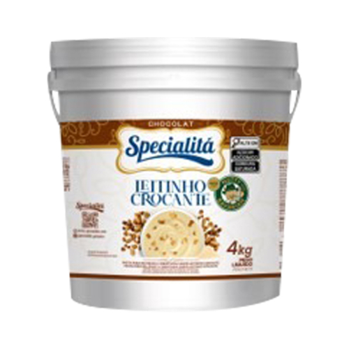PASTA CHOCOLAT LEITINHO CROCANTE 4 KG